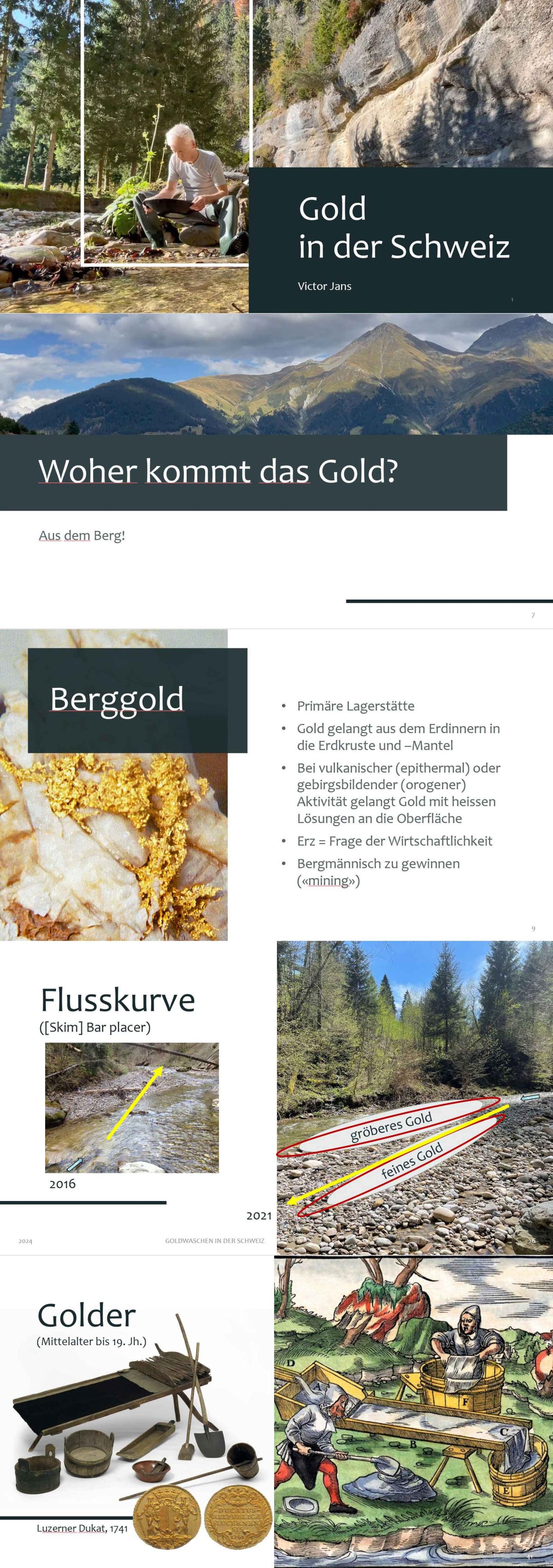 Vortrag Gold in der Schweiz